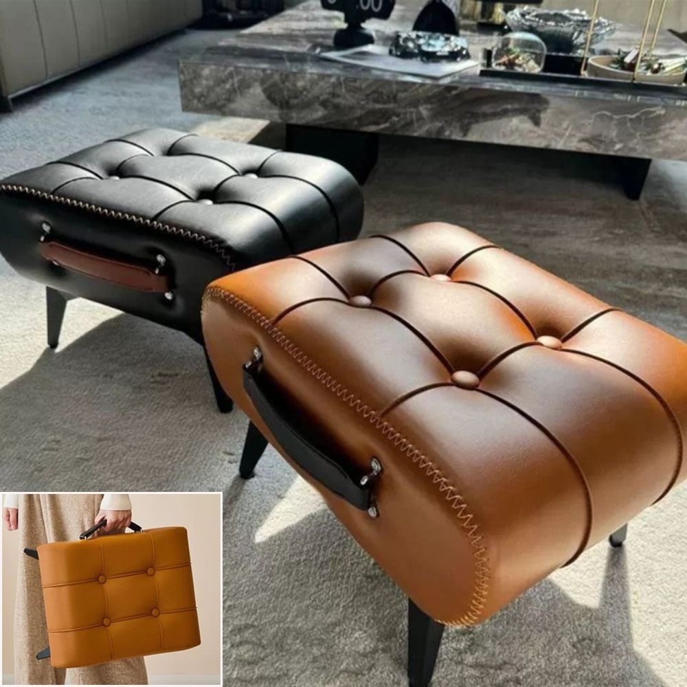 Office Footrest Cushion - 새로운 공간 절약형 발판, 고반발 휴대용