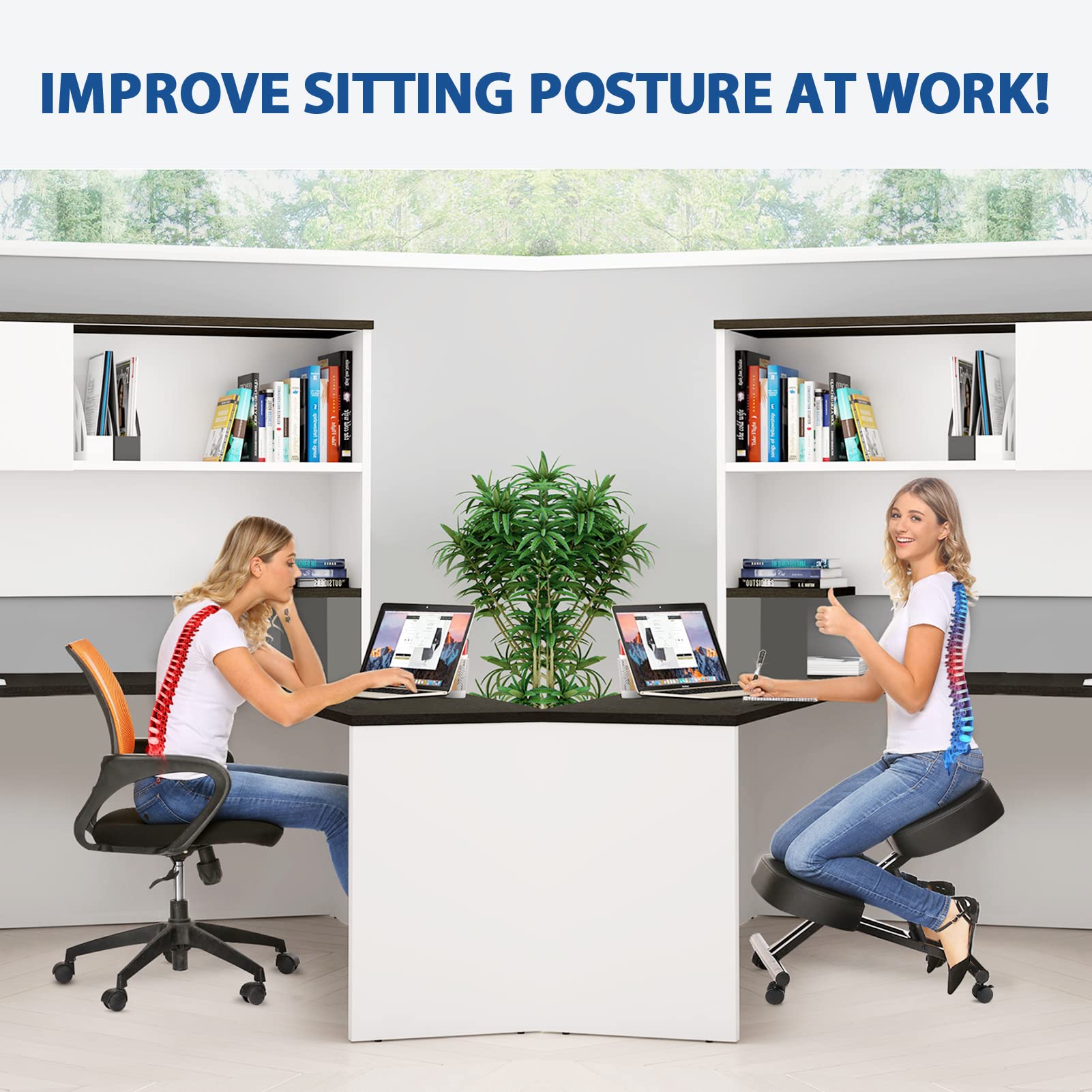 사무실용 인체공학적 무릎꿇이 의자, 가정 및 사무실용  - Furniture Chairs For Office 리뷰 및 가격