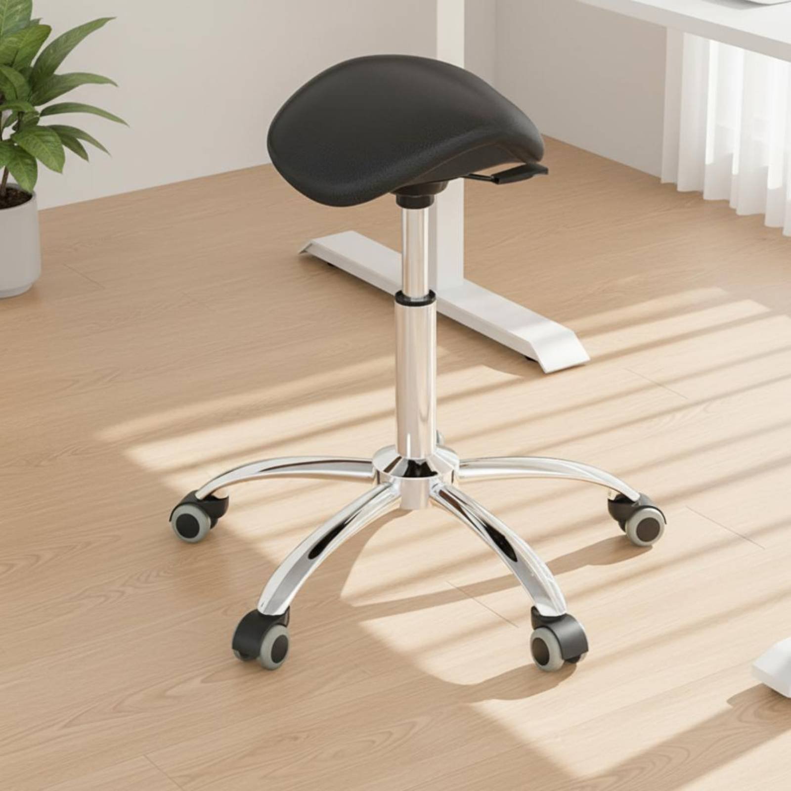 회전식 안장형 스툴, 헤비듀티 인체공학적 안장형 의자, - Furniture Chairs For Office 리뷰 및 가격