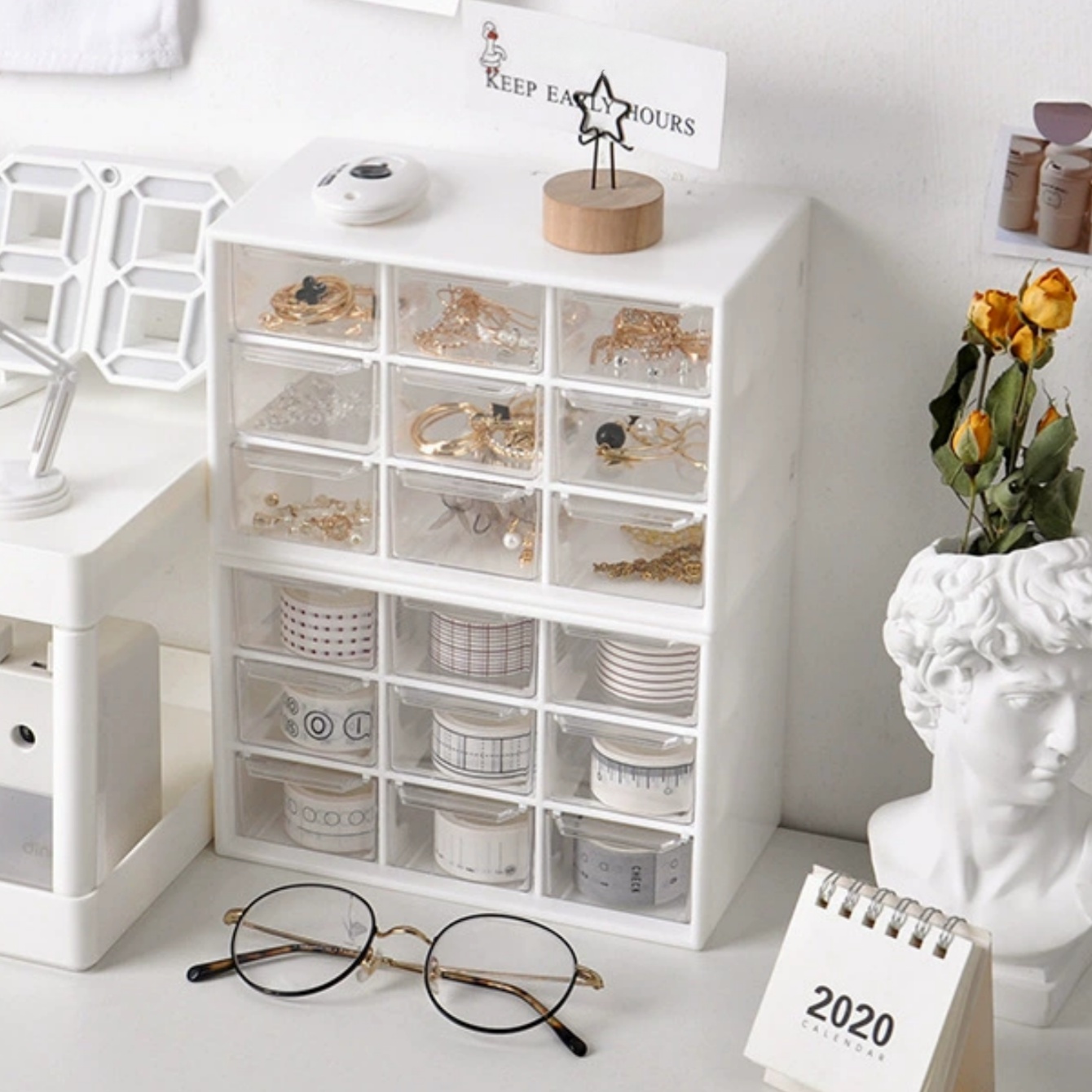 비즈 재료 보관함. 나인 그리드 서랍형 수납함은 쌓을  - Office Furniture Brands 리뷰 및 가격